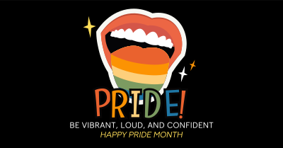 Say Pride Celebration Facebook ad