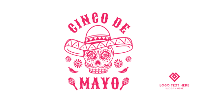 Happy Cinco De Mayo Skull Facebook ad Image Preview