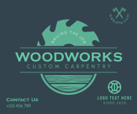 Custom Carpentry Facebook Post Design