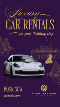 Luxury Wedding Car Rental Instagram reel Image Preview