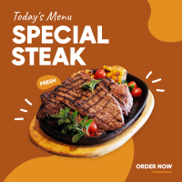 Special Steak Instagram Post Design