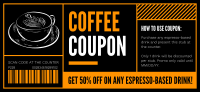 Industrial Coffee Gift Certificate Image Preview