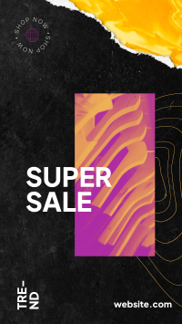Super Sale Boutique Instagram Story Design