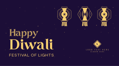 Diwali Lights Facebook event cover Image Preview