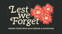 Service and Sacrifice Facebook event cover Image Preview