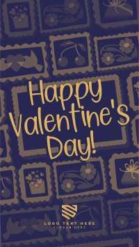 Rustic Retro Valentines Greeting TikTok video Image Preview