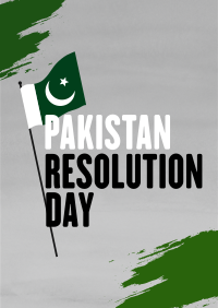 Pakistan Resolution Flyer Design