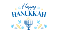 Hanukkah Menorah Animation Image Preview