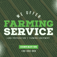 Trustworthy Farming Service Instagram Post Design