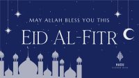 Night Sky Eid Al Fitr Facebook Event Cover Design