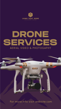 Aerial Drone Service Video Image Preview