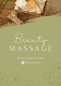 Beauty Massage Poster Design