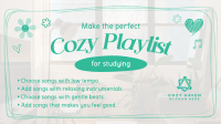 Cozy Comfy Music Facebook Event Cover Image Preview