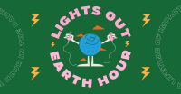 Earth Hour Lights Out Facebook Ad Design