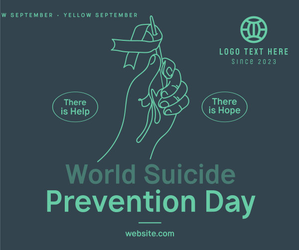 Suicide Prevention Flag Facebook Post Design Image Preview