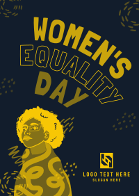 Afro Women Equality Poster Design