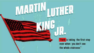 Martin Luther Quote Tribute Facebook event cover Image Preview