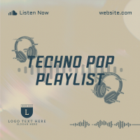 Techno Pop Music Instagram post Image Preview