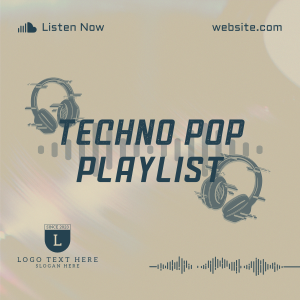 Techno Pop Music Instagram post Image Preview