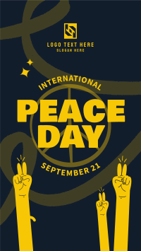 Peace Day TikTok Video Design