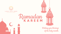 Ramadan Kareem Greetings Facebook Event Cover Design