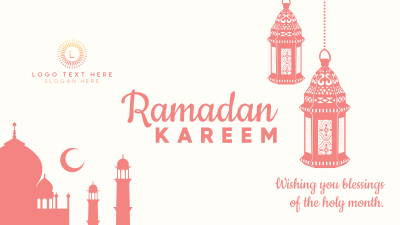 Ramadan Kareem Greetings Facebook event cover Image Preview