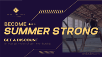 Summer Fitness Promo Animation Design
