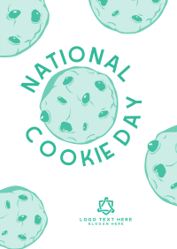 Cookie Day Celebration Poster Design