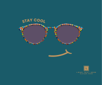 Stay Cool Glasses Facebook Post Design