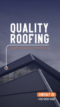 Quality Roofing TikTok Video Image Preview