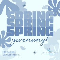 Spring Giveaway Instagram Post Design