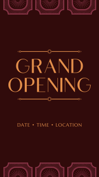 Vintage Grand Opening Facebook story Image Preview