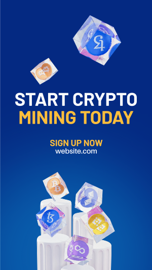 Start Crypto Today Facebook story Image Preview