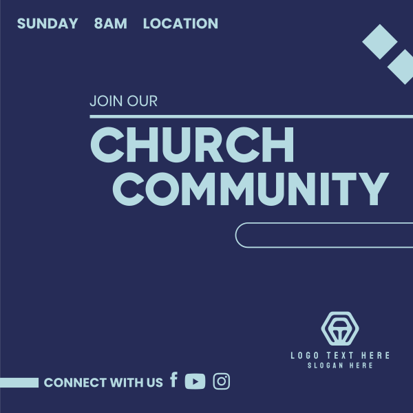 Church Community Instagram Post Design Image Preview