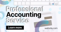 Professional Accounting Service Facebook Ad Design