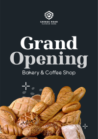 Bakery Opening Notice Poster Image Preview