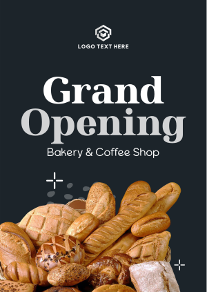 Bakery Opening Notice Poster Image Preview