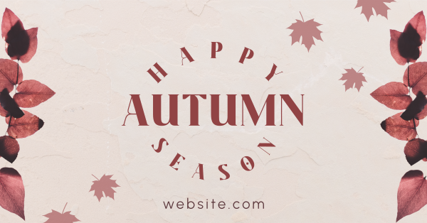 Autumn Season Leaves Facebook Ad Design