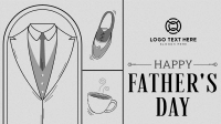 Vintage Father's Day Facebook event cover Image Preview