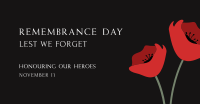 Remembrance Day Facebook Ad Design