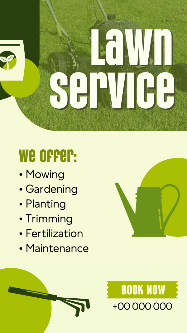 Lawn Care Professional Instagram Story Design