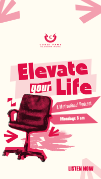 Elevate Life Podcast TikTok Video Design