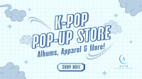 Kpop Pop-Up Store Facebook Event Cover Design