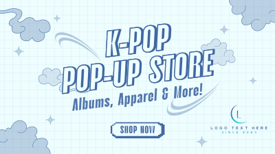 Kpop Pop-Up Store Facebook event cover Image Preview