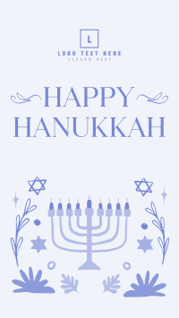 Peaceful Hanukkah TikTok video Image Preview