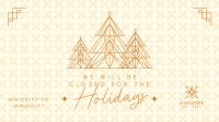 Ornamental Holiday Closing Video Design