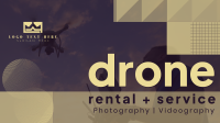 Geometric Drone Photography Video Image Preview
