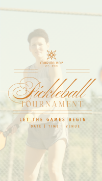 Classic Pickleball Tournament YouTube Short Image Preview