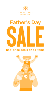 Father's Day Deals Facebook Story Design