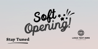 Soft Opening Launch Cute Twitter post Image Preview
